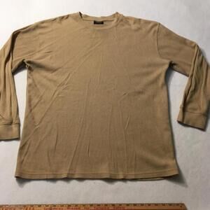 Vintage Southpole Thermal Waffle-Knit Long-sleeved (3XL)  BEIGE